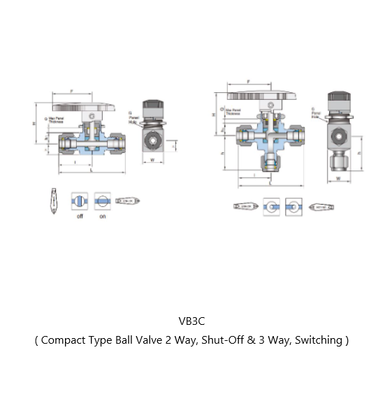 [Ball Valves] VB3 series